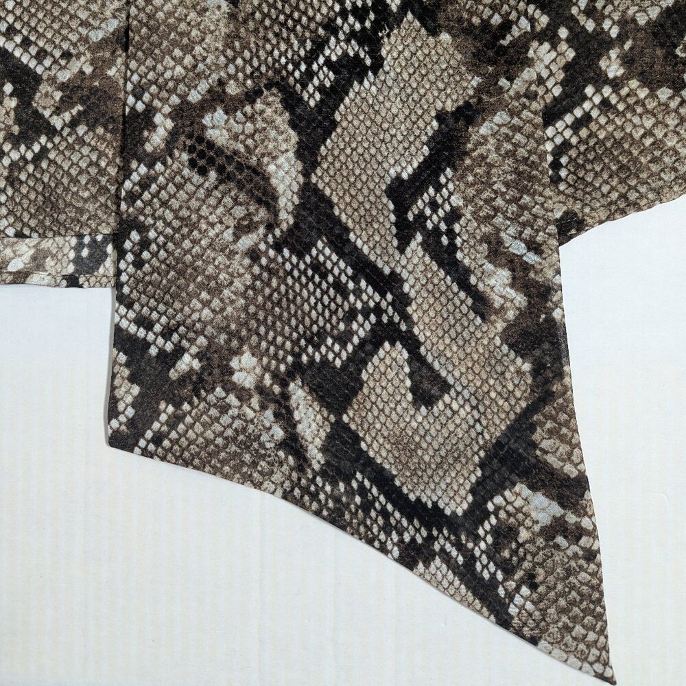 Altuzarra for Target Python Print Tie Neck.Blouse Size M - Picture 11 of 15